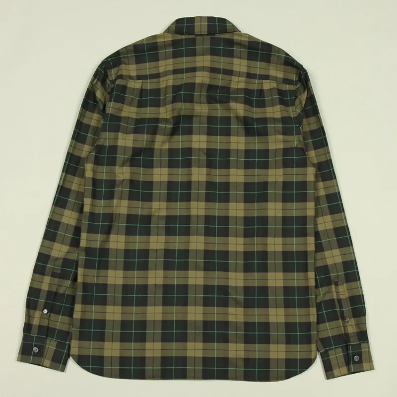Fred Perry Tartan Shirt - Night Green-2